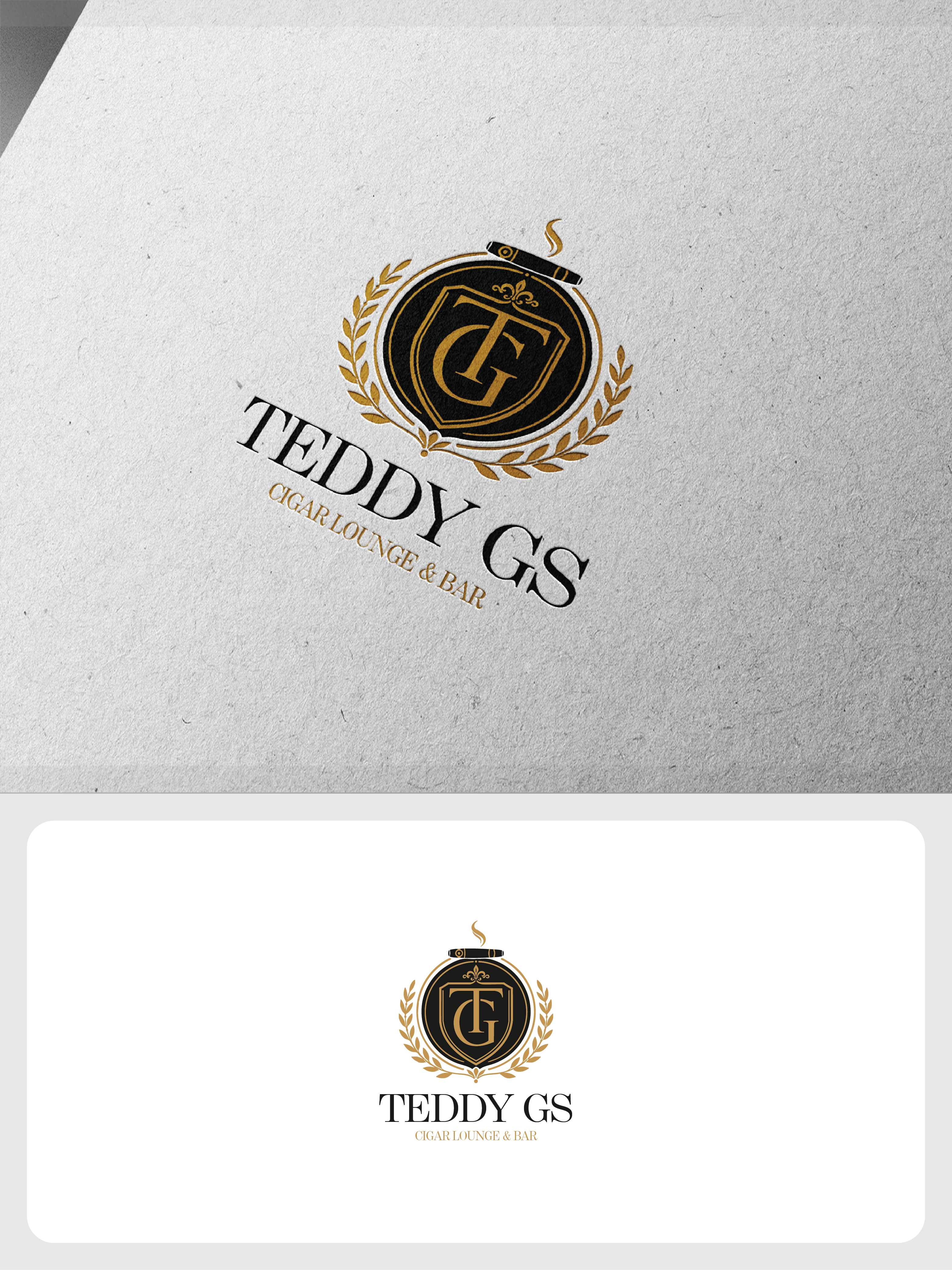 Logo Design by raju.creative for Teddy G's Cigar Lounge & Bar | Design #37566687