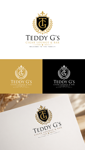 Logo Design by Oliver_Design for Teddy G's Cigar Lounge & Bar | Design: #37558993