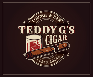 Logo Design by PixelIron for Teddy G's Cigar Lounge & Bar | Design #37560715