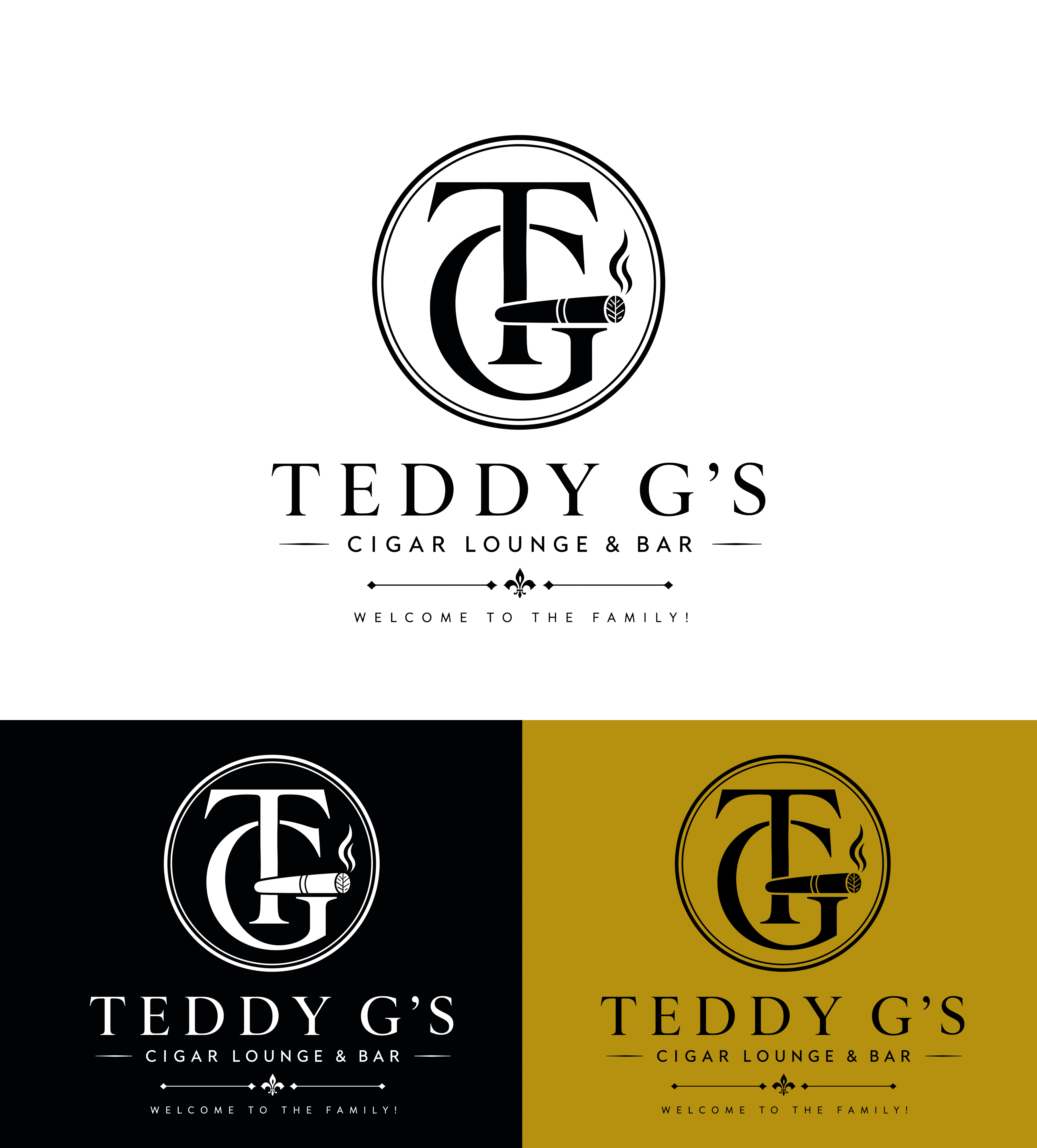 Diseño de Logo por Marcos. para Teddy G's Cigar Lounge & Bar | Diseño #37572335