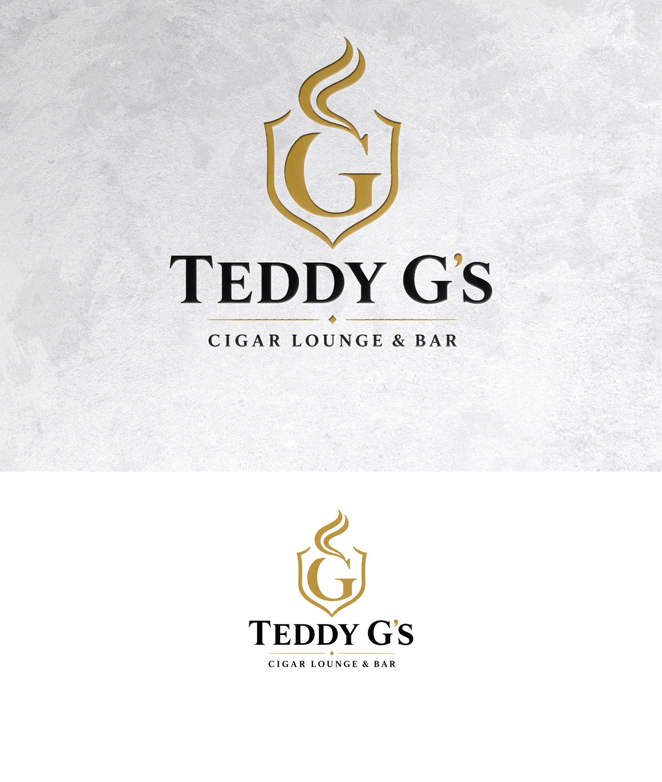 Diseño de Logo por zamdi para Teddy G's Cigar Lounge & Bar | Diseño #37567091