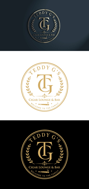 Logo Design by Chanel graphics for Teddy G's Cigar Lounge & Bar | Design: #37559024