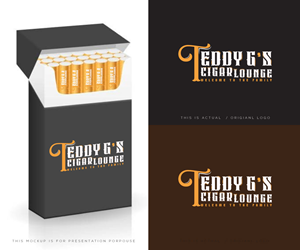 Logo Design by Ansh Design for Teddy G's Cigar Lounge & Bar | Design: #37560819