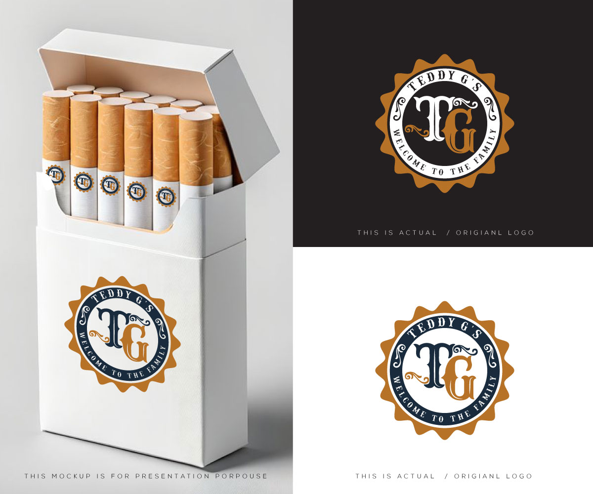 Diseño de Logo por Ansh Design para Teddy G's Cigar Lounge & Bar | Diseño #37560820