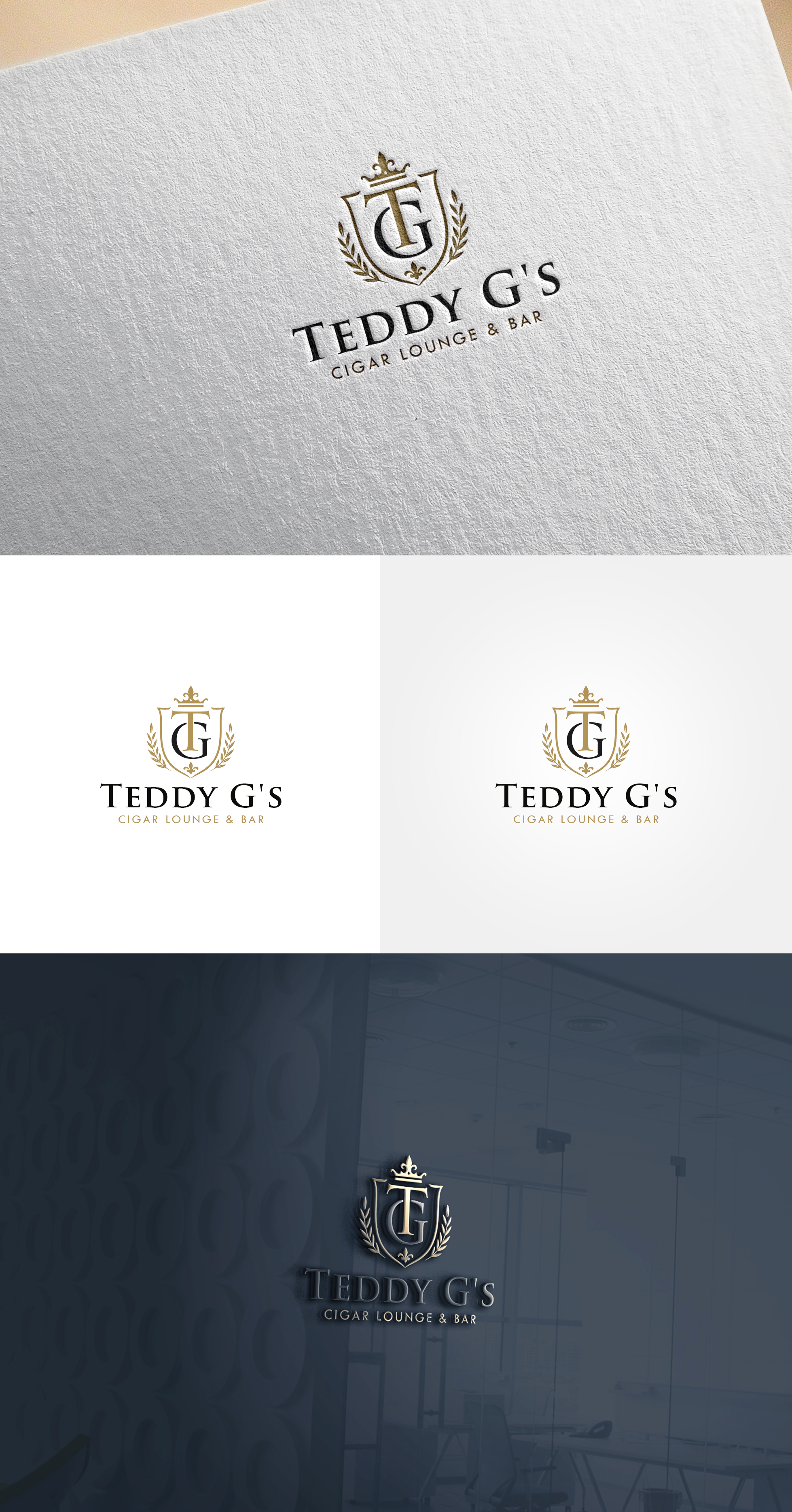 Logo Design by Soonia for Teddy G's Cigar Lounge & Bar | Design: #37562006