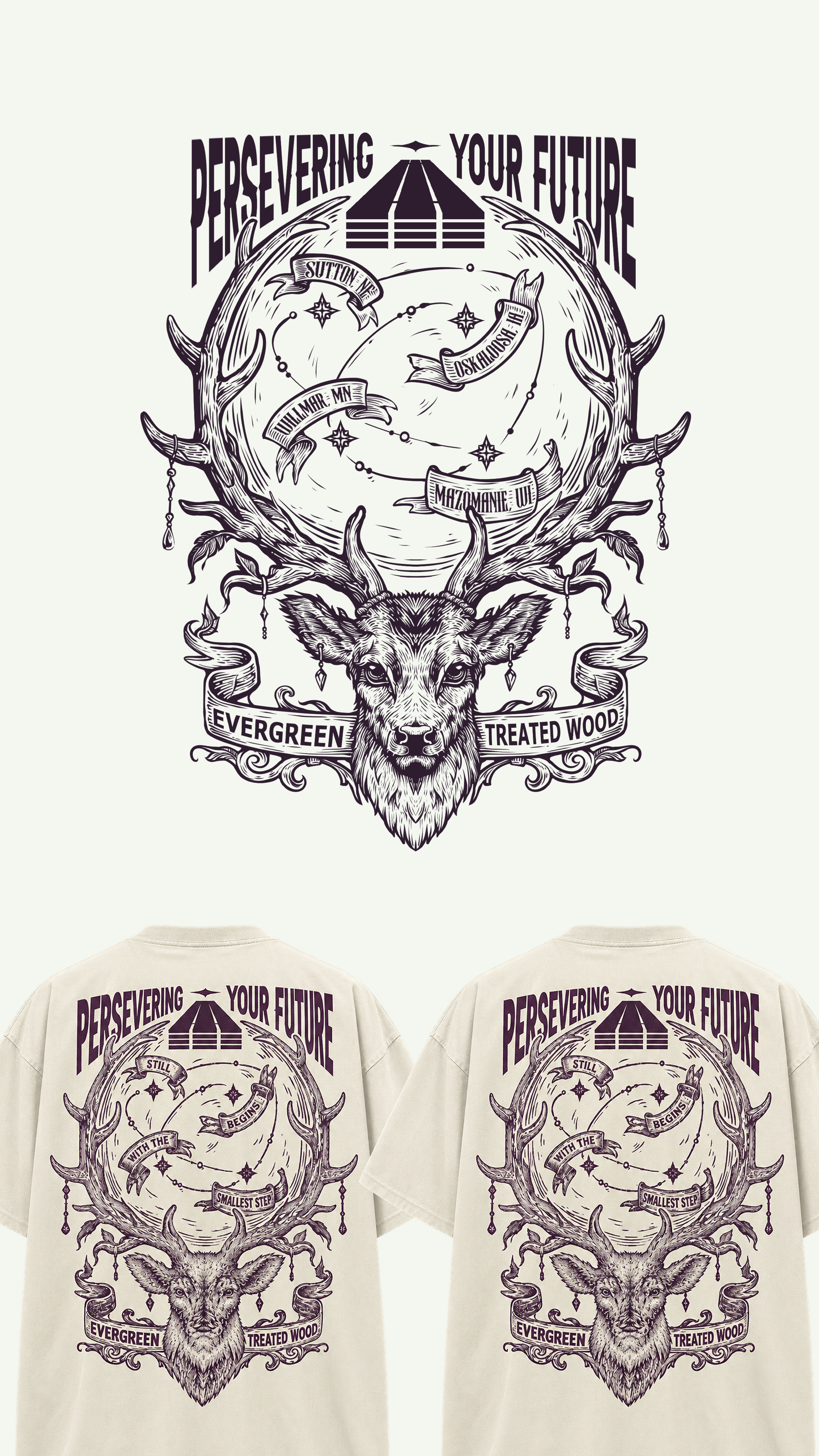 T-shirt Design by hanartall for Iowa Wood Preservers | Design #37580773