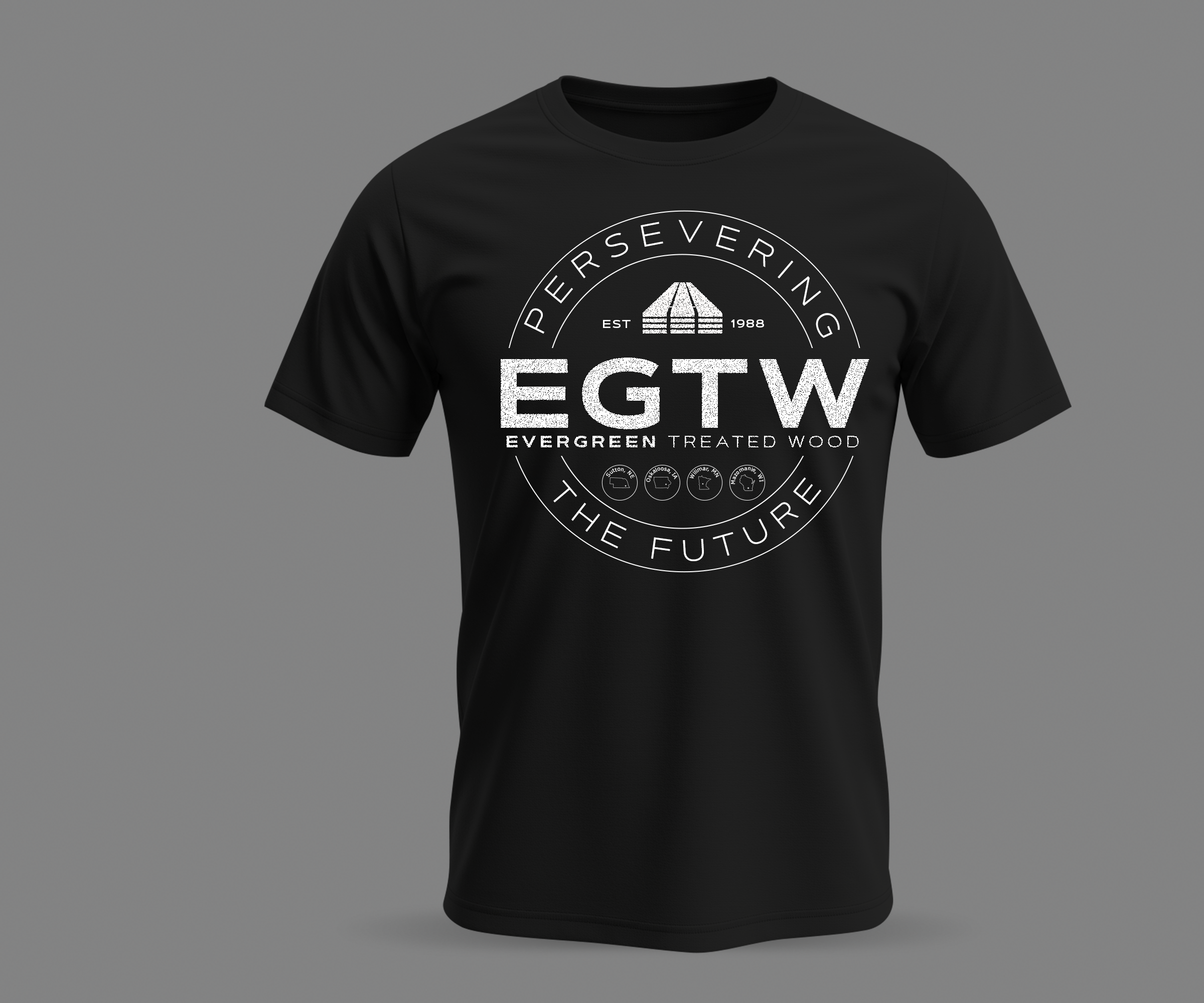T-shirt Design by Andrés Sebastián for Iowa Wood Preservers | Design #37559560