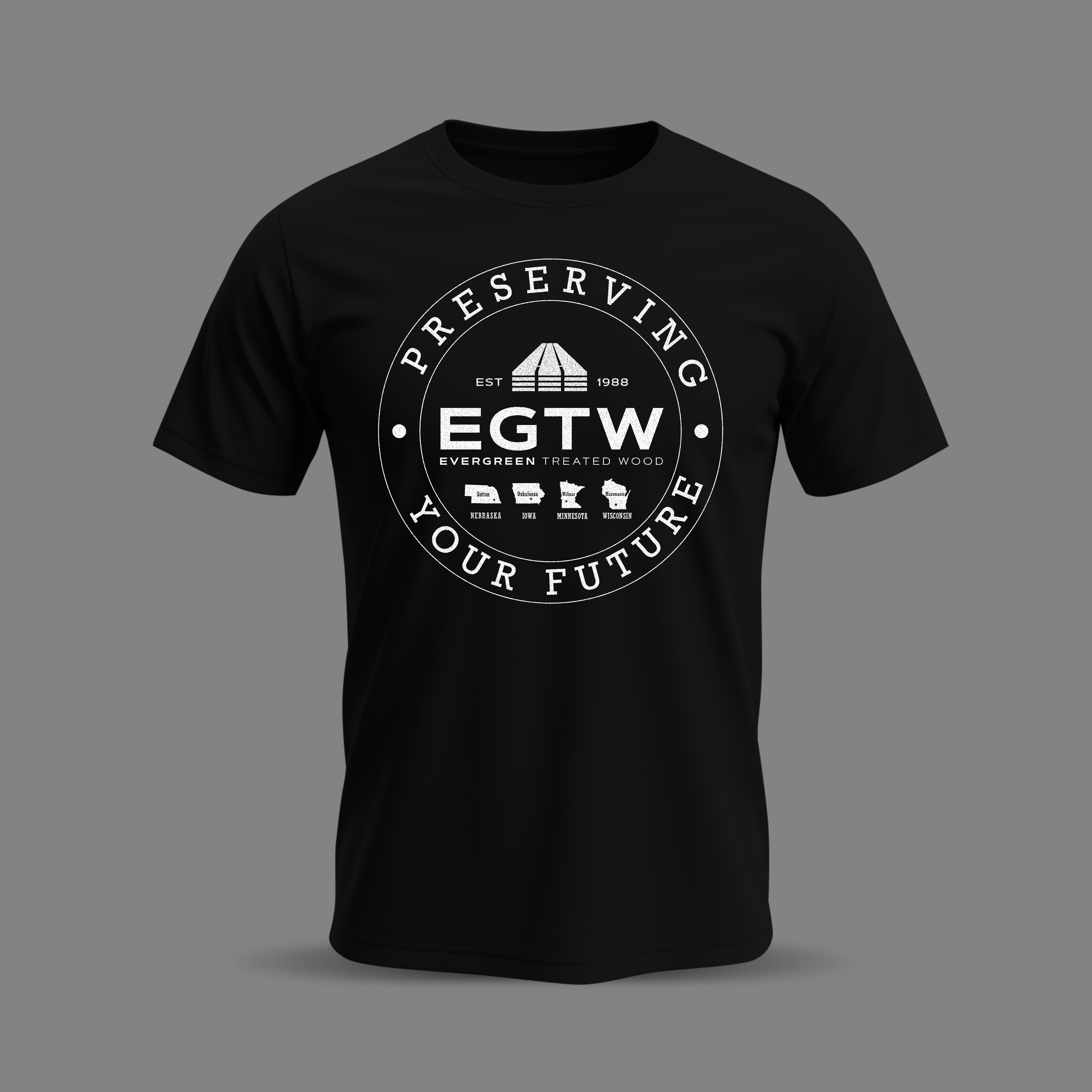 T-shirt Design by Andrés Sebastián for Iowa Wood Preservers | Design #37565826