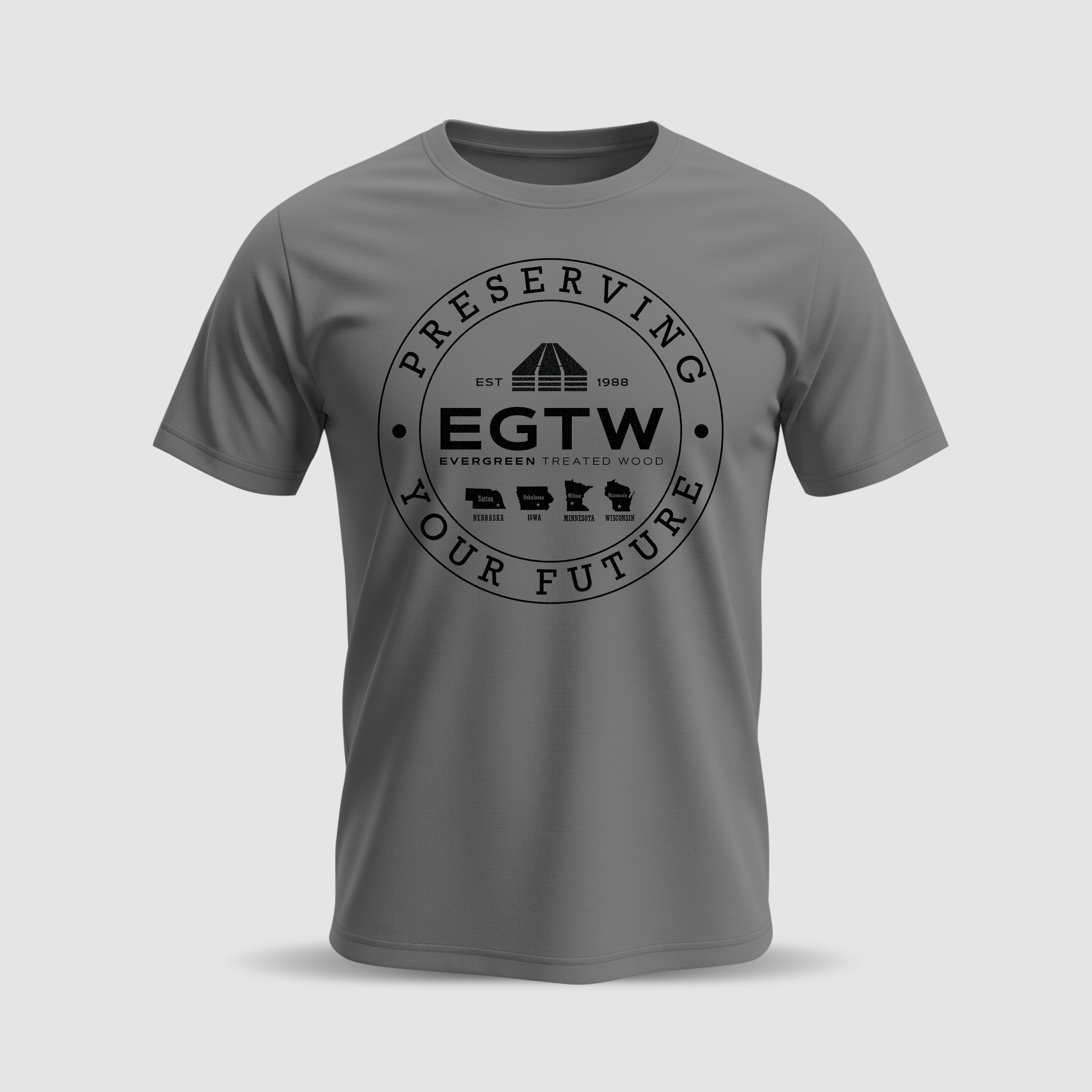 T-shirt Design by Andrés Sebastián for Iowa Wood Preservers | Design #37565828