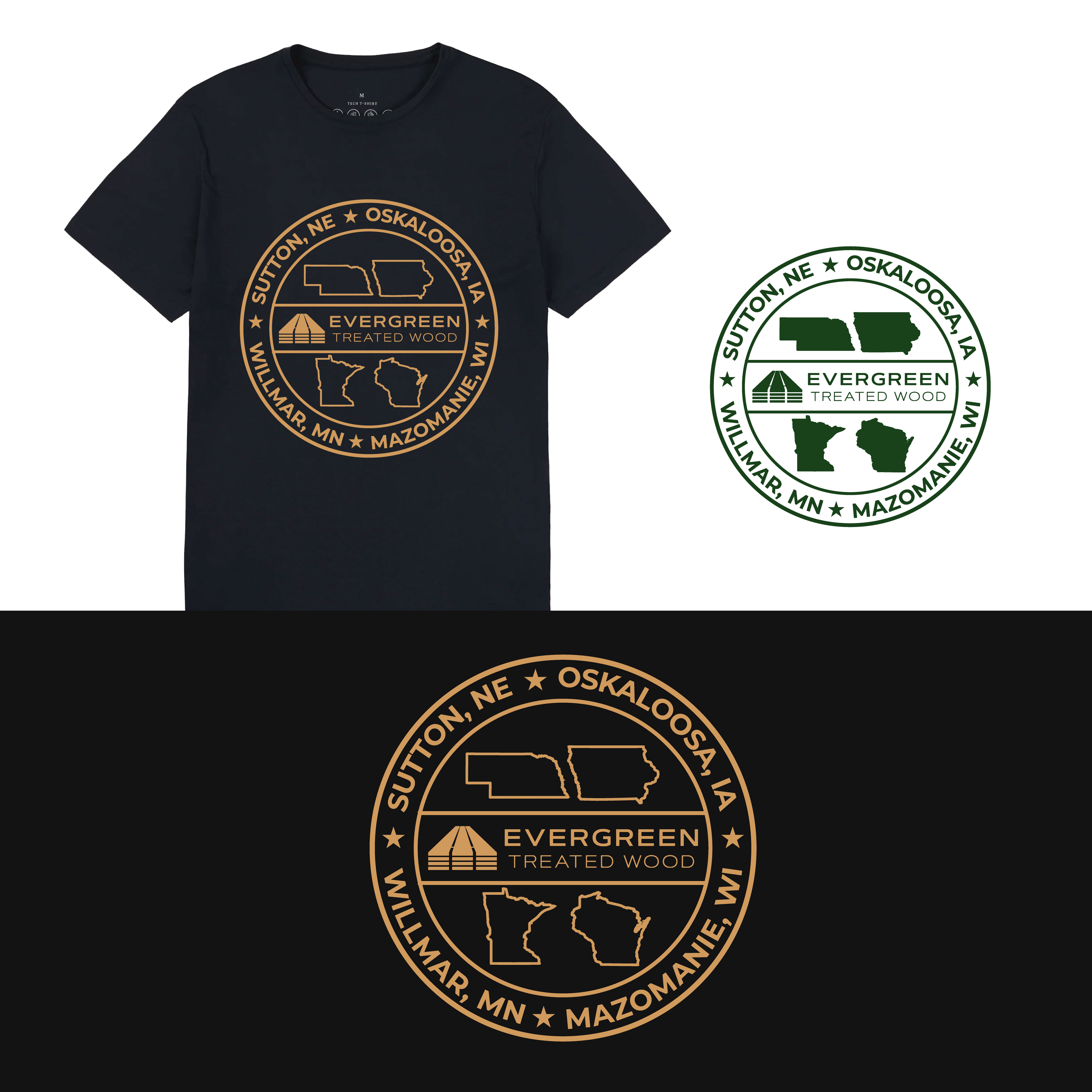 T-shirt Design by onze design for Iowa Wood Preservers | Design #37567562