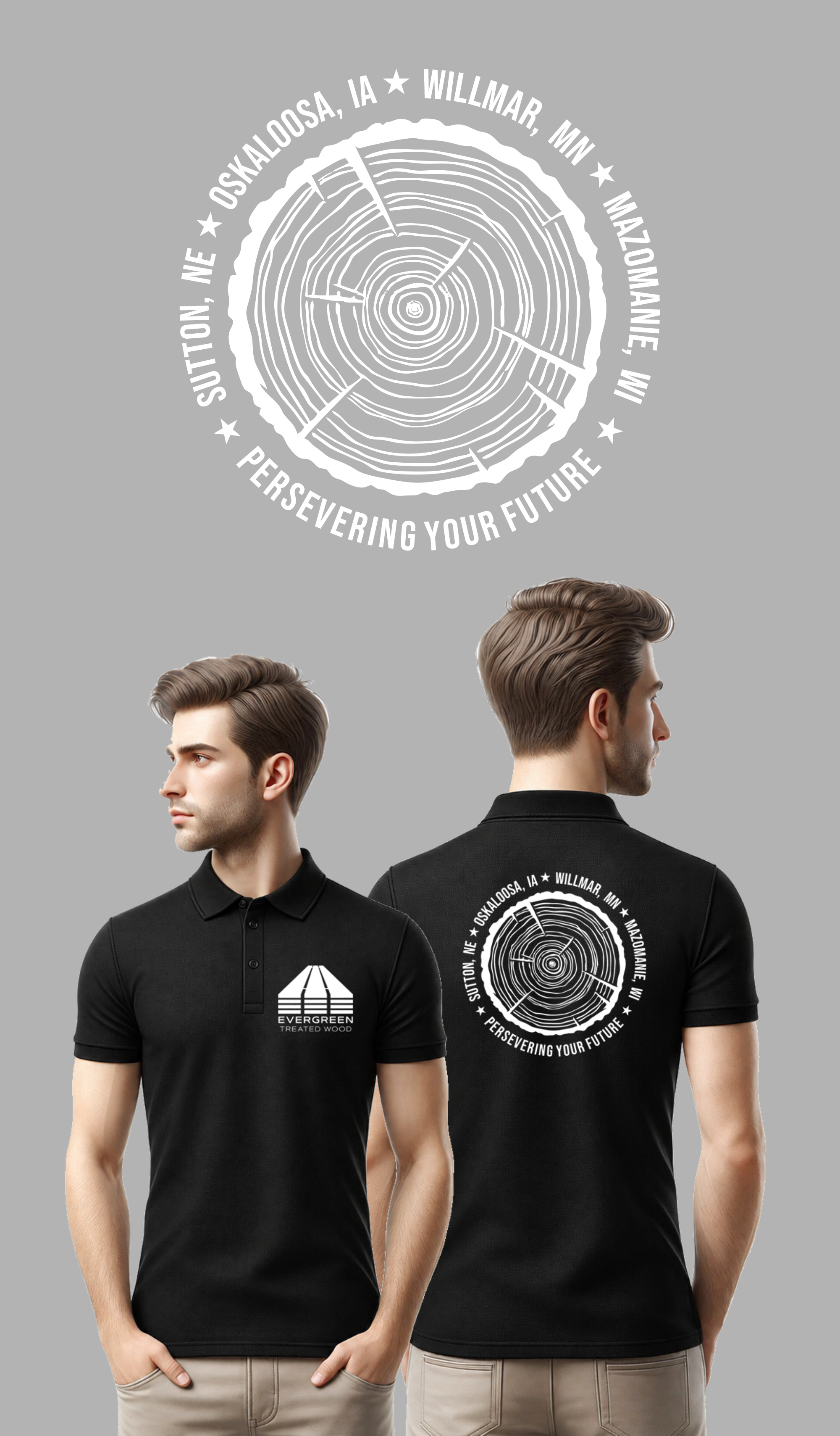 T-shirt Design by Mas Arief for Iowa Wood Preservers | Design #37560847