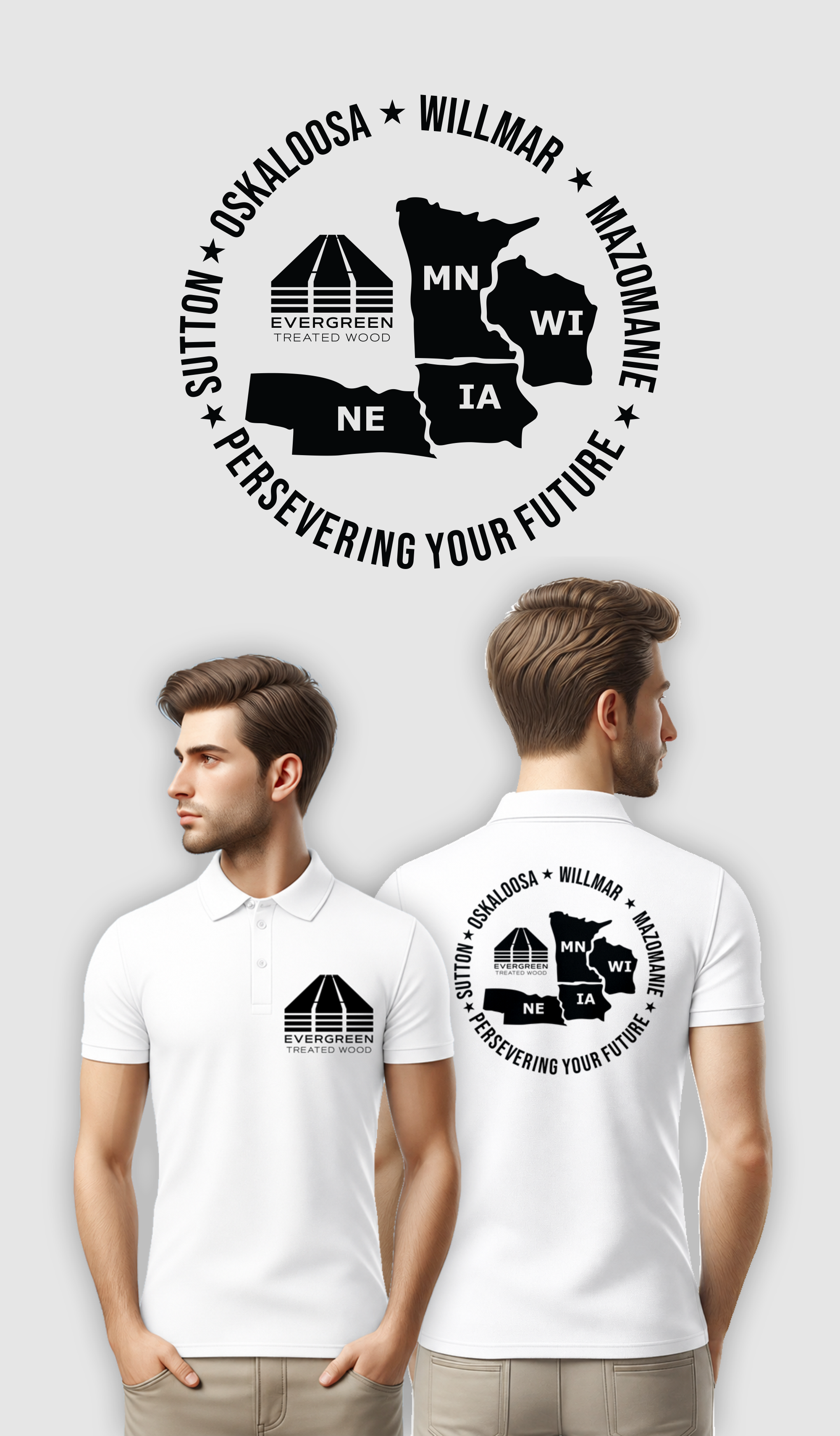 T-shirt Design by Mas Arief for Iowa Wood Preservers | Design #37579918