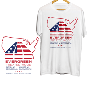 T-shirt Design by belimbing for Iowa Wood Preservers | Design: #37563543