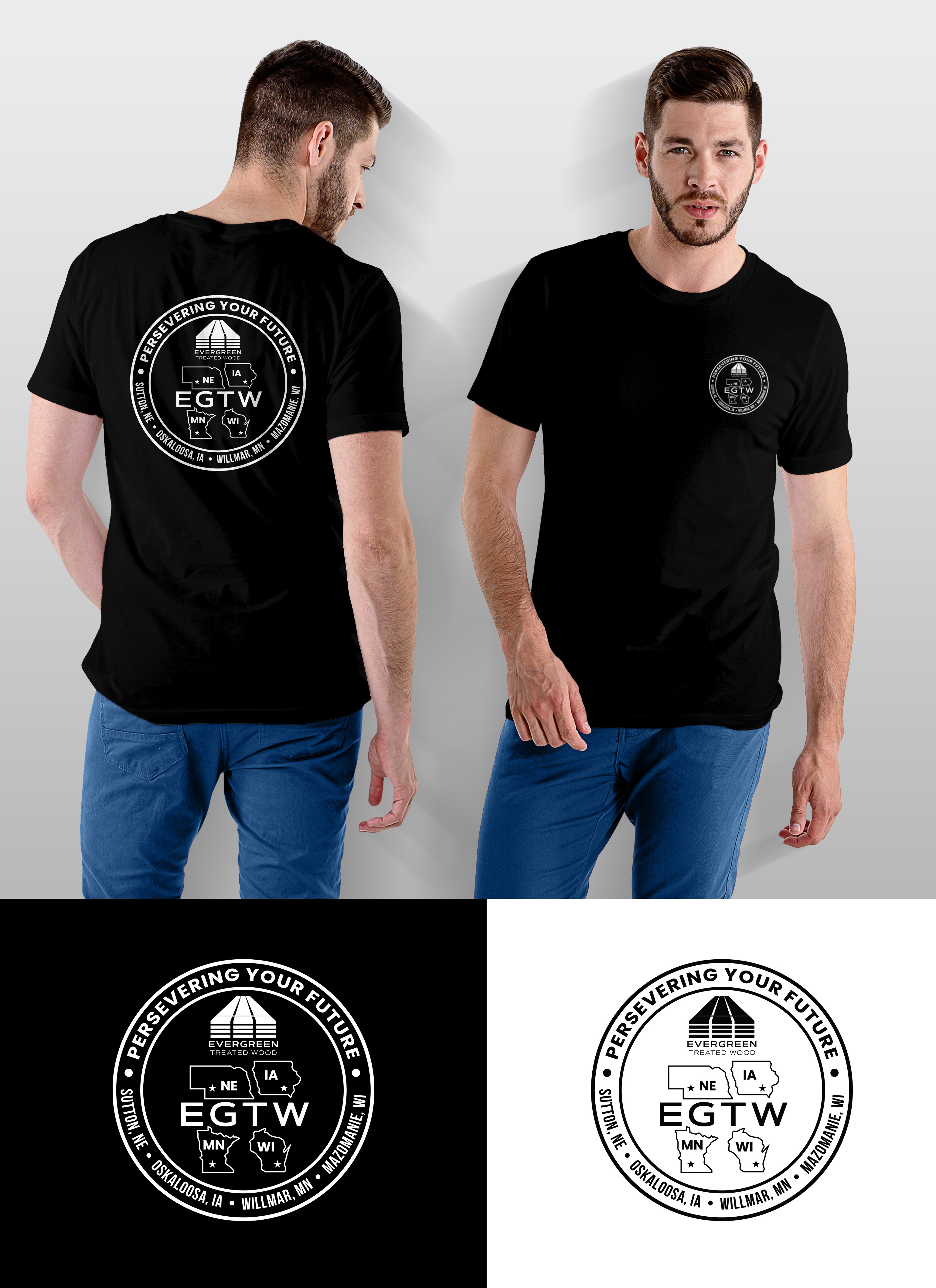 T-shirt Design by Impressive Designs for Iowa Wood Preservers | Design #37561424