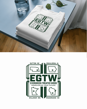 T-shirt Design by Design92 for Iowa Wood Preservers | Design: #37581015