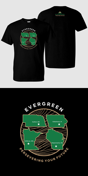 T-shirt Design by sam_reef for Iowa Wood Preservers | Design: #37578590