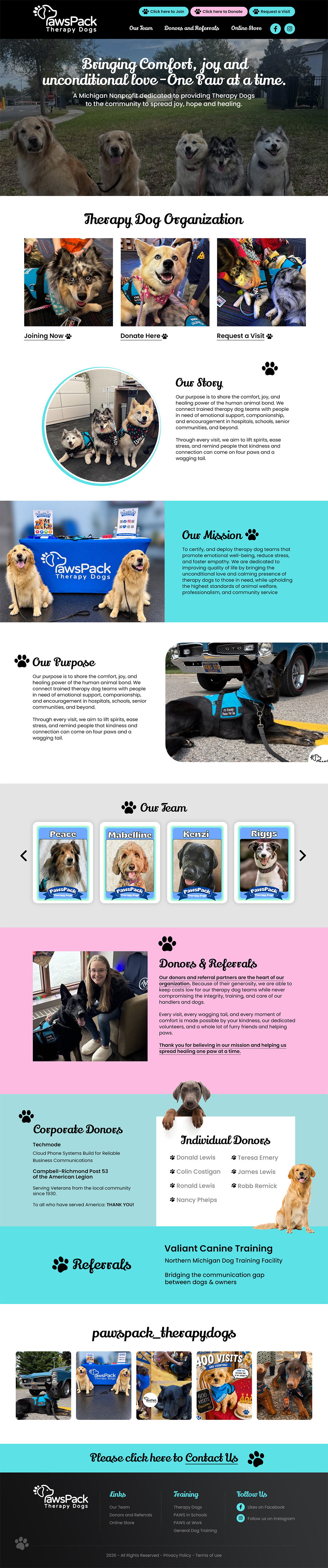 Web-Design von MAHABA für PawsPack | Design #37560957