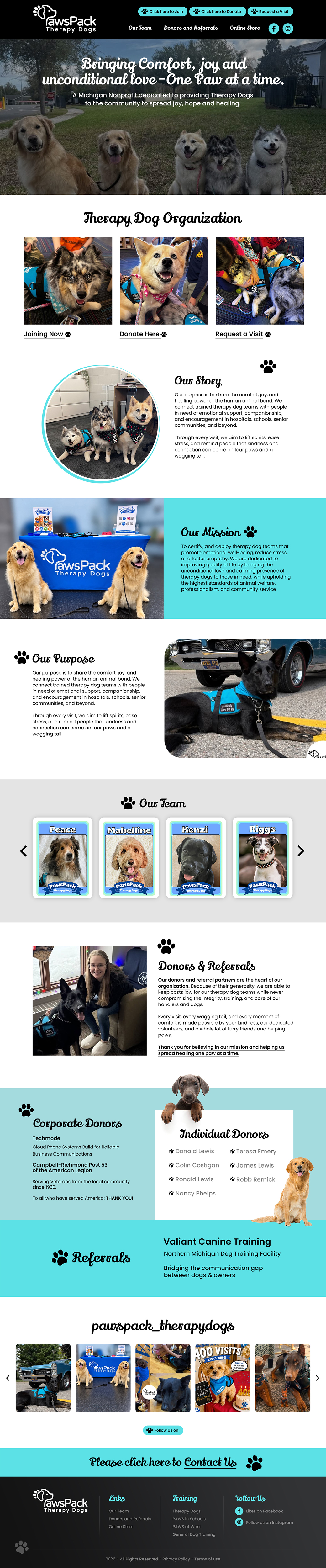 Web Design by MAHABA for PawsPack | Design: #37566180