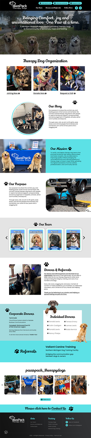 Web Design by MAHABA for PawsPack | Design: #37566180