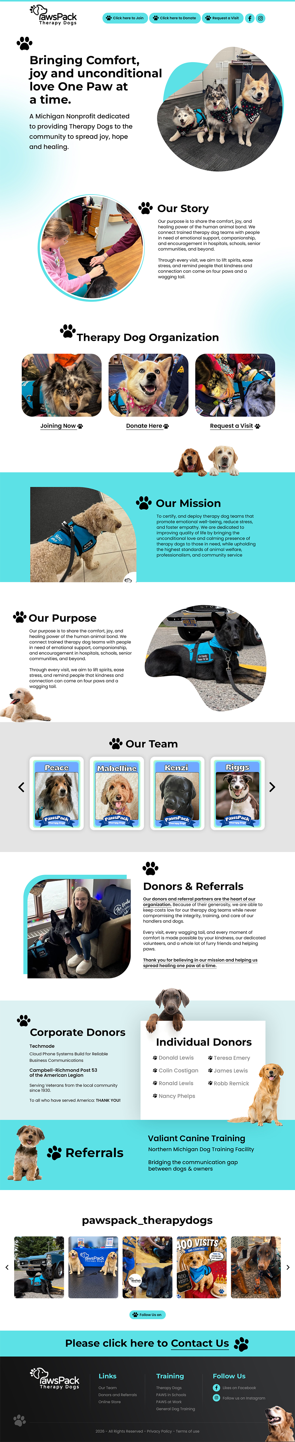 Web Design par MAHABA pour PawsPack | Design #37566221