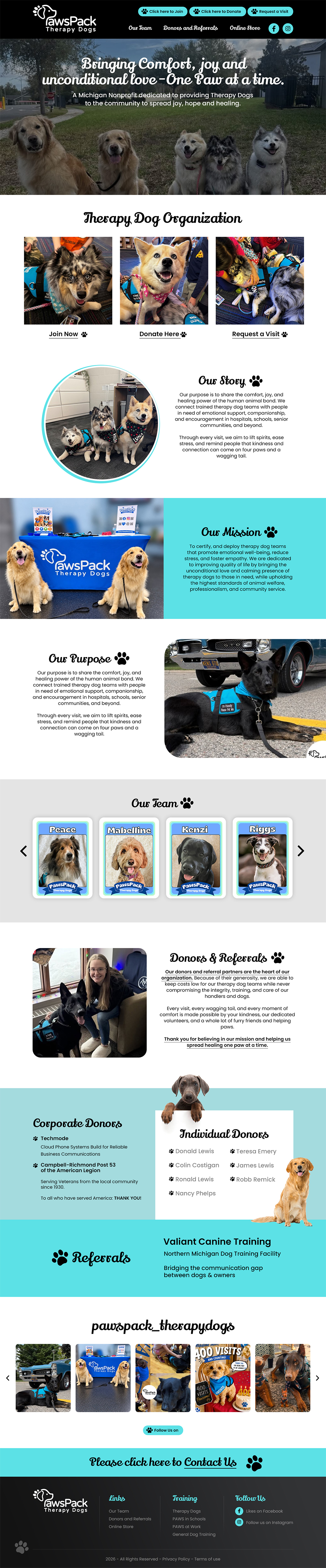 Web-Design von MAHABA für PawsPack | Design #37579093