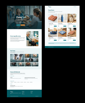 Web Design by Amer Flihan (RBD) for PawsPack | Design: #37559707