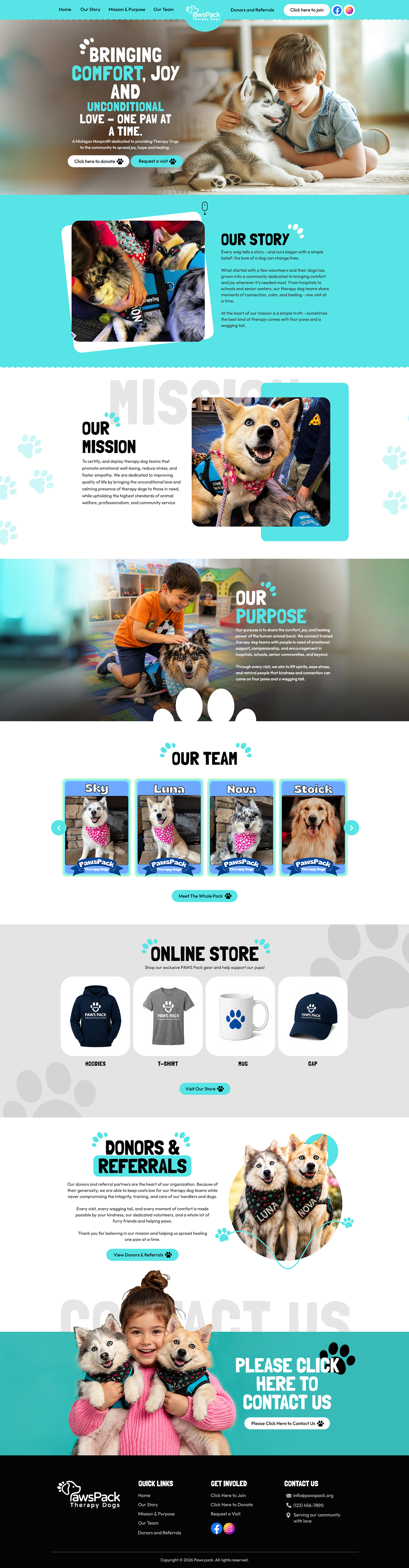 Web Design par Revolt Team pour PawsPack | Design #37565096