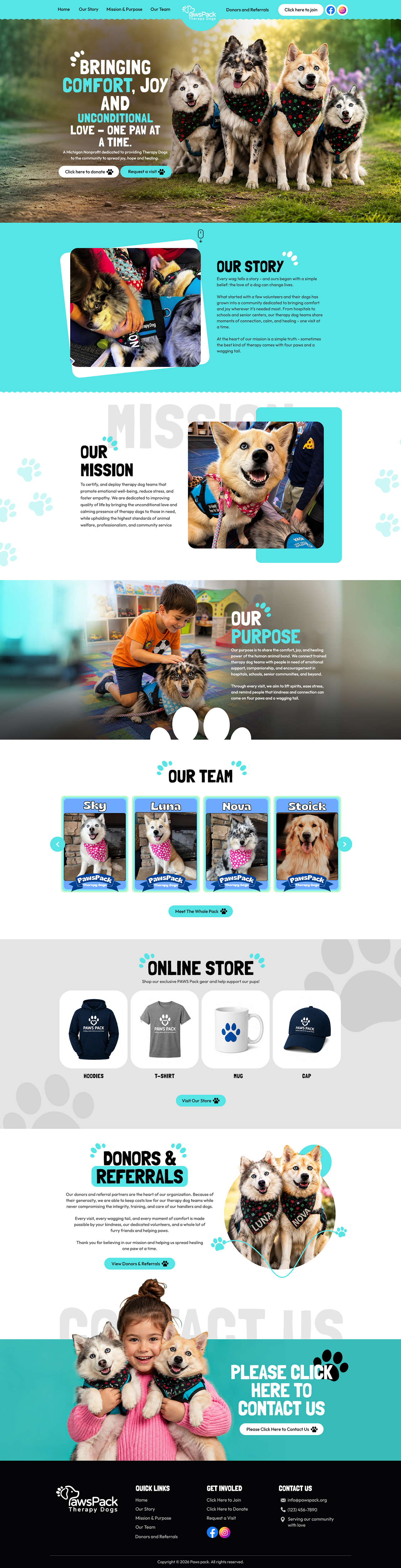 Web Design par Revolt Team pour PawsPack | Design #37565097