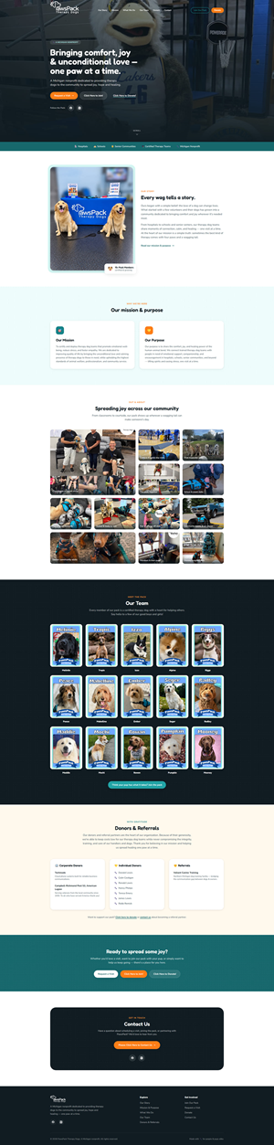 Web Design by KAMIL for PawsPack | Design: #37562848