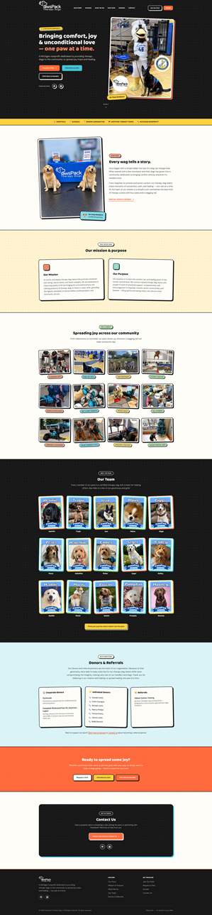 Web Design by KAMIL for PawsPack | Design: #37564152