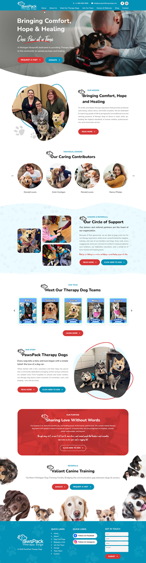 Web Design by Dreams Designs for PawsPack | Design: #37569440