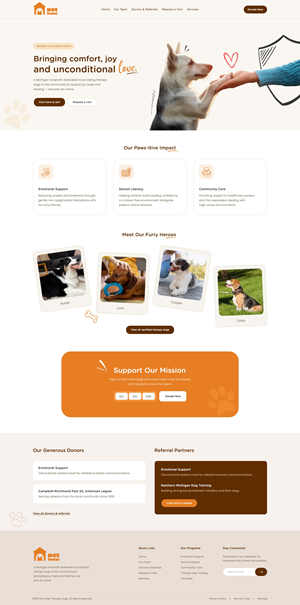 Web Design by arijit chowdhury for PawsPack | Design: #37561588