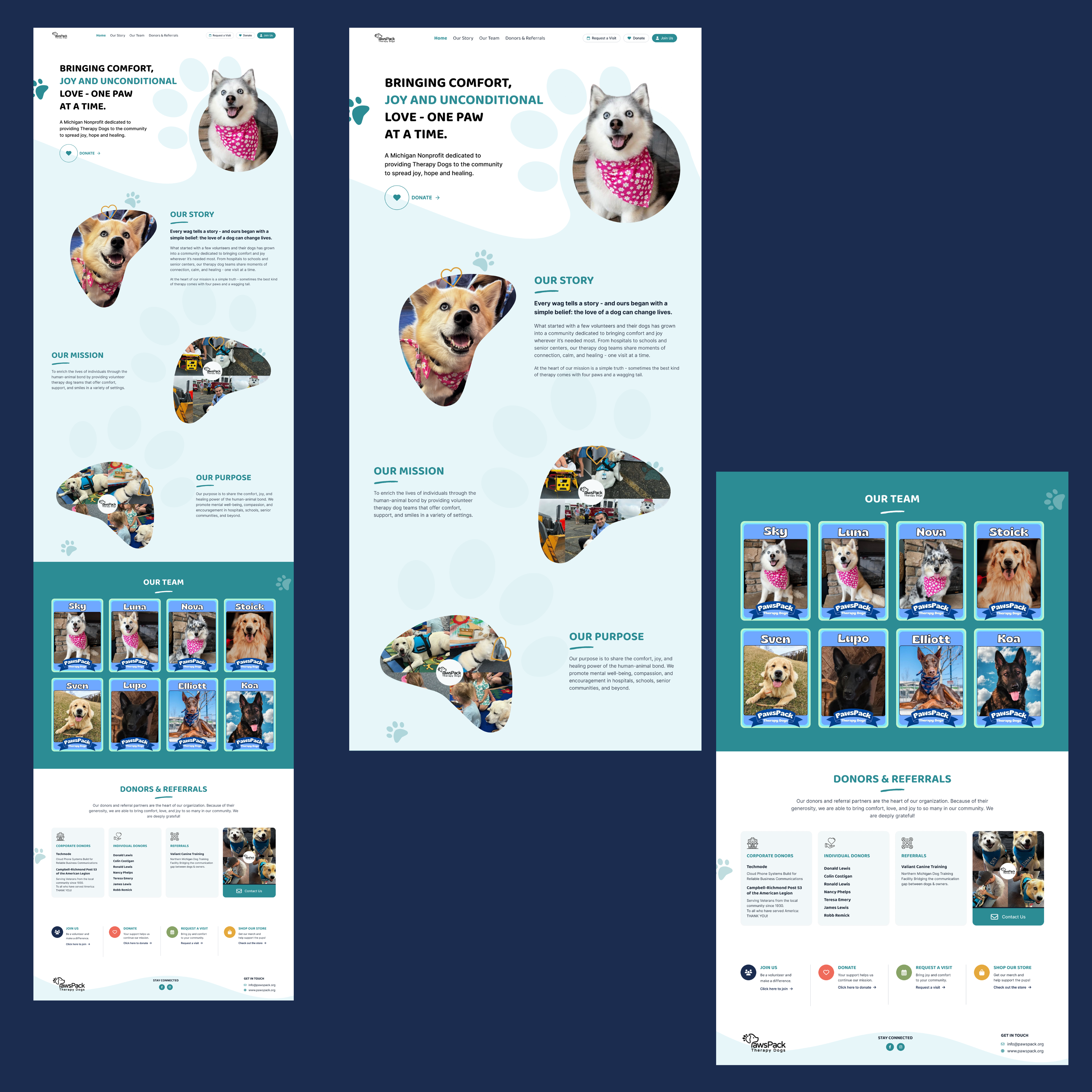 Web Design by cardiboy for PawsPack | Design #37560757