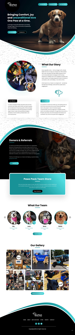 Web Design by pb for PawsPack | Design: #37562612