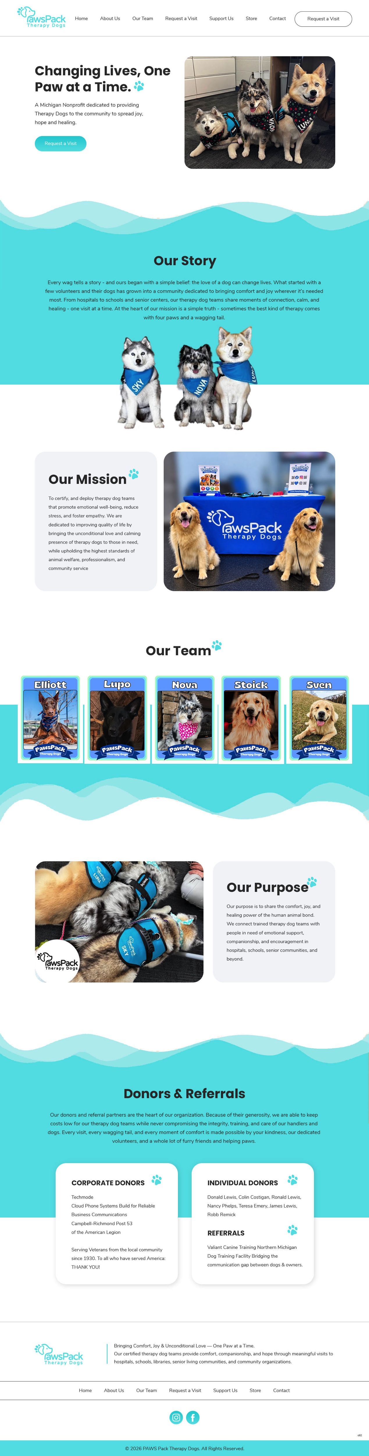 Web Design by pb for PawsPack | Design #37562621