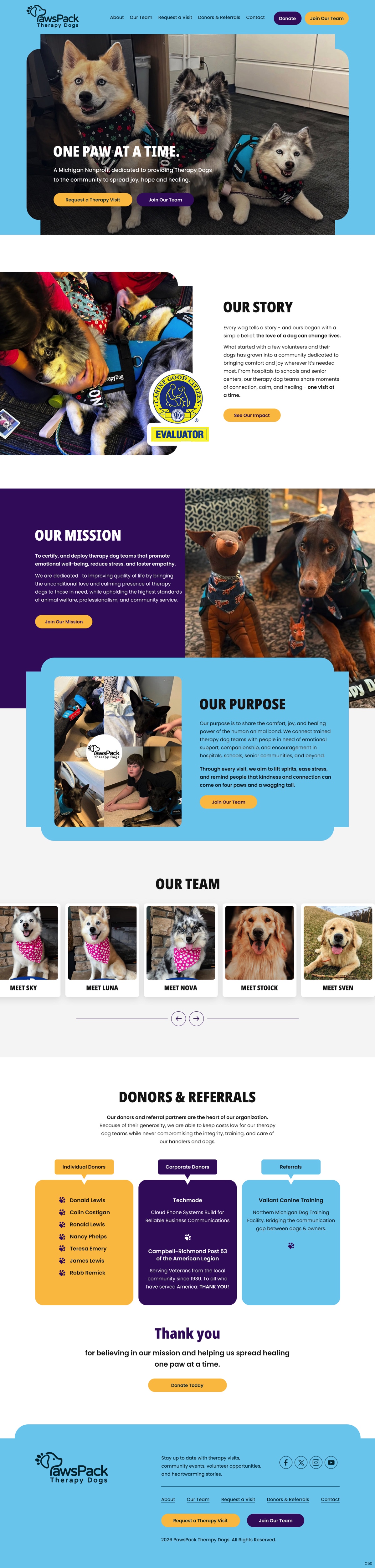 Web Design by pb for PawsPack | Design #37569729