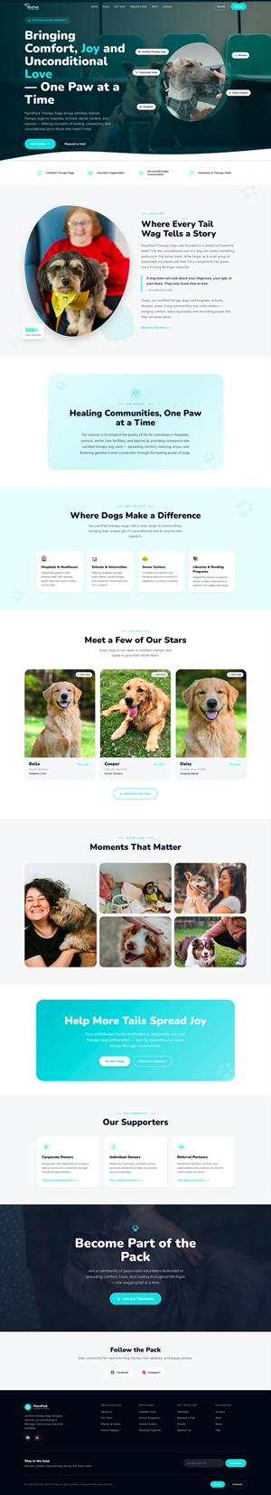 Web Design by victipedia for PawsPack | Design #37563000