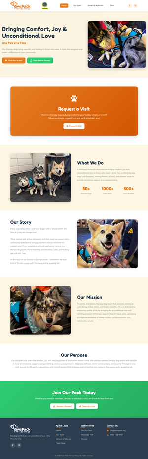 Web Design by andhiekonpartner(.)com for PawsPack | Design: #37575562