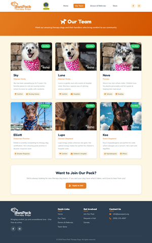 Web Design by andhiekonpartner(.)com for PawsPack | Design: #37575563