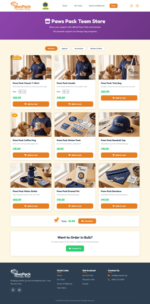 Web Design by andhiekonpartner(.)com for PawsPack | Design: #37575564