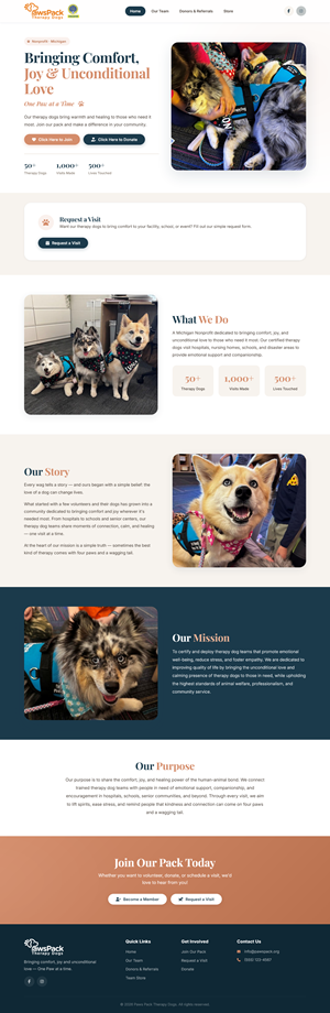 Web Design by andhiekonpartner(.)com for PawsPack | Design: #37576321