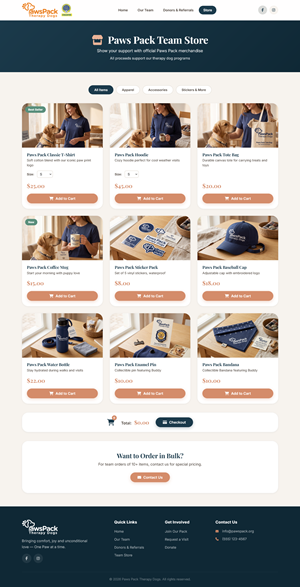 Web Design by andhiekonpartner(.)com for PawsPack | Design: #37576322