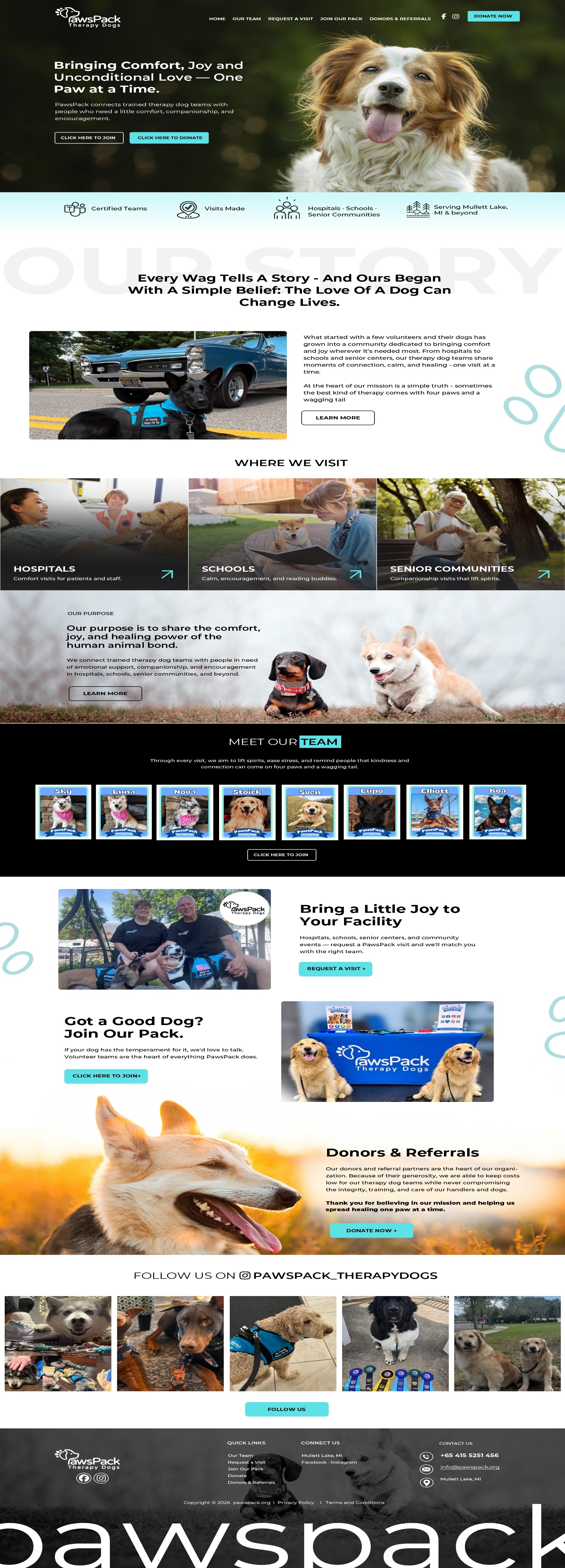 Web Design by beniwalsuman for PawsPack | Design #37565279