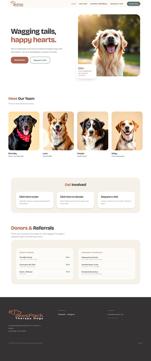Web Design by ZAGraphics for PawsPack | Design: #37562725