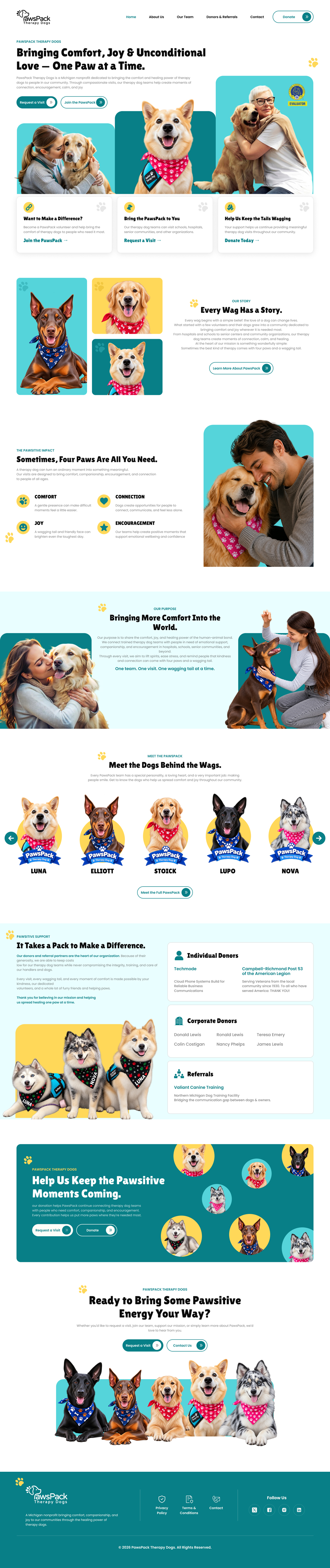 Web Design par Dream Logo Design pour PawsPack | Design #37577613