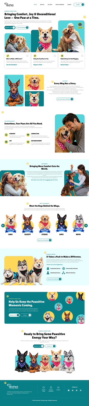 Web Design by Dream Logo Design for PawsPack | Design: #37577614