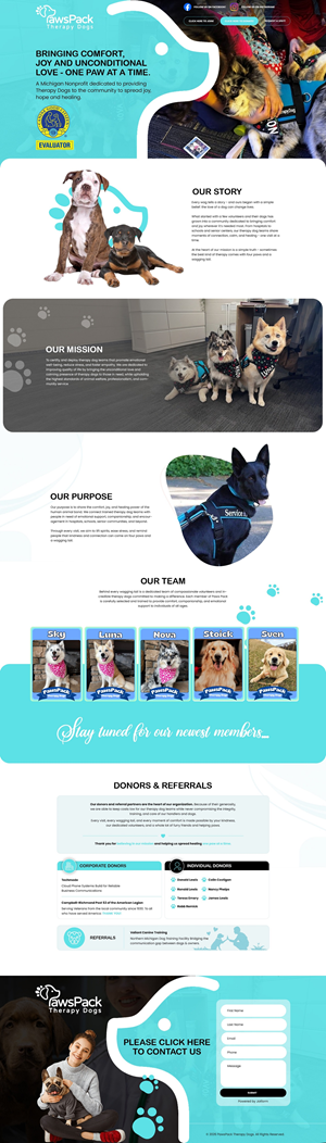 Web Design by NZ Creatives for PawsPack | Design: #37561938