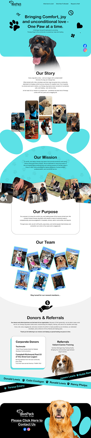 Web Design by NZ Creatives for PawsPack | Design: #37561939
