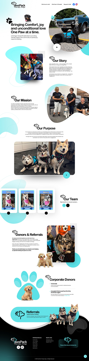 Web Design by NZ Creatives for PawsPack | Design: #37565687