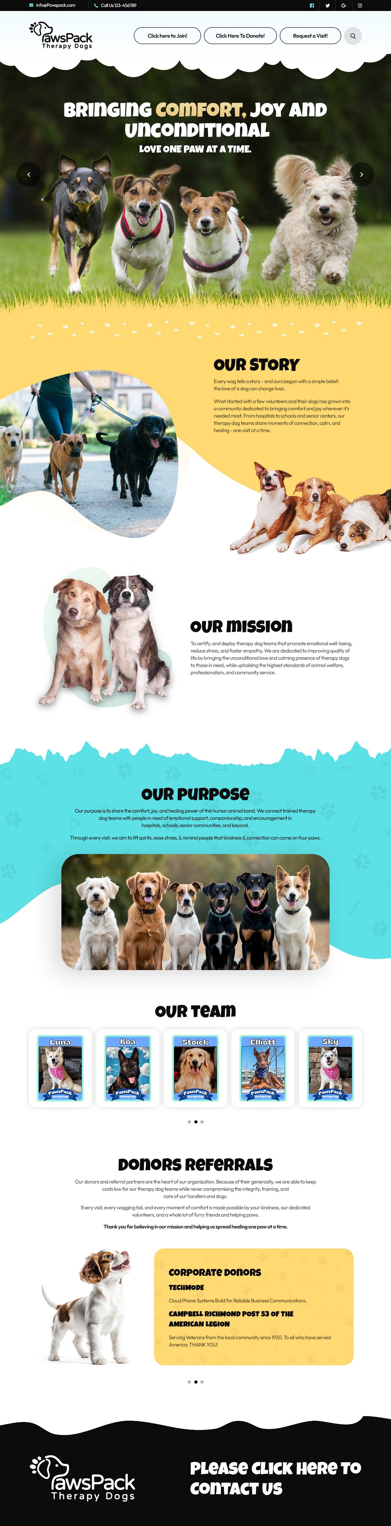 Web Design par NZ Creatives pour PawsPack | Design #37565688